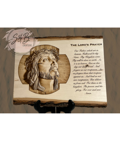 The Lord’s Prayer Wooden Plank