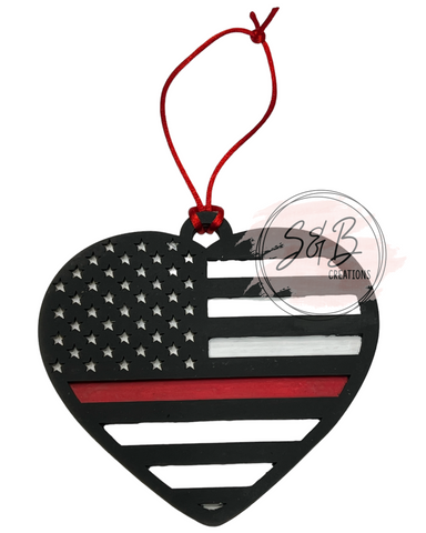 Thin red line Ornament