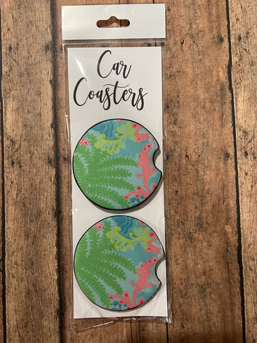 Palm Car Coasters