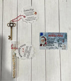 Christmas Key/License/reindeer food/mat