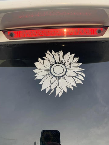 Sunflower Car Decal