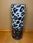 Black Cheetah/Glitter Tumbler (RTS)